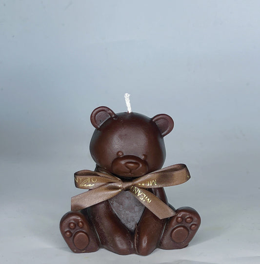 TEDDY BEESWAX SCULPTURE CANDLE